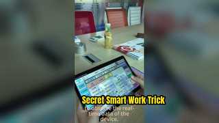 Bei der Arbeit Tablet spielen? Tatsächlich intelligente Fernbedienung der Filterproduktionsmaschine