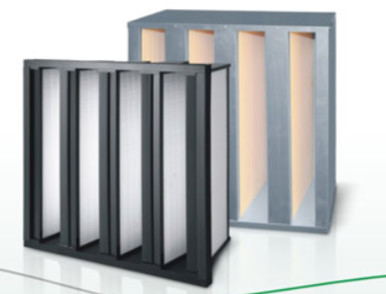Mittlere Effizienz kombinierter Filter / HEPA-Kombinationsfilter Erweiterbare Filtrationsfläche