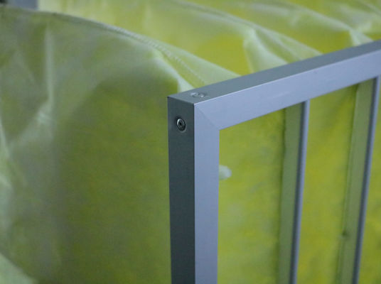 Galvanisiertes synthetisches Taschen Hepa-Filtrations-System-Stahlgrün der Medien-G4 8