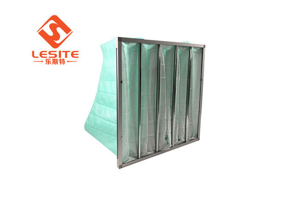 Kleiner AluminiumH14 beutelfilter der Widerstand-Glasfaser-21mm, Taschen-Luftfilter