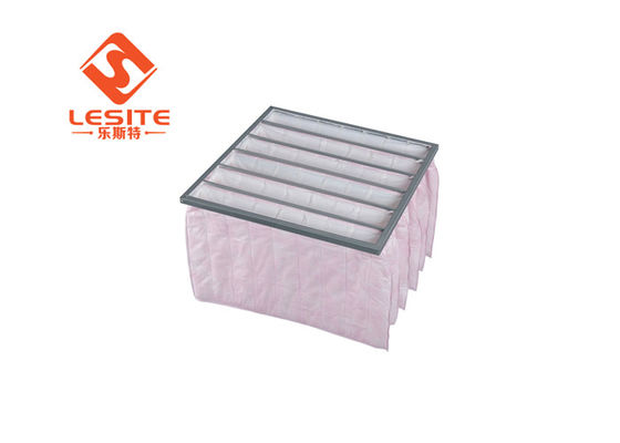 Aluminium bereitete waschbare Taschen-Luftfilter-rosa Farbe der Taschen-H14 auf