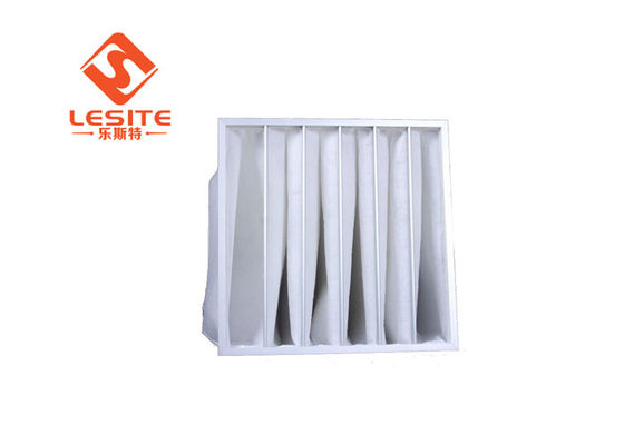 weißer Aluminiumbeutelfilter 1micron F5, mittlerer Leistungsfähigkeits-Filter